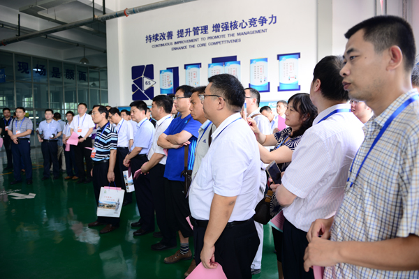 汶上博士智库联盟参访团参访开云电子公司